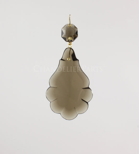 Colored Czech Pendalogues w/ Top Bead <br> (2 colors/sizes)