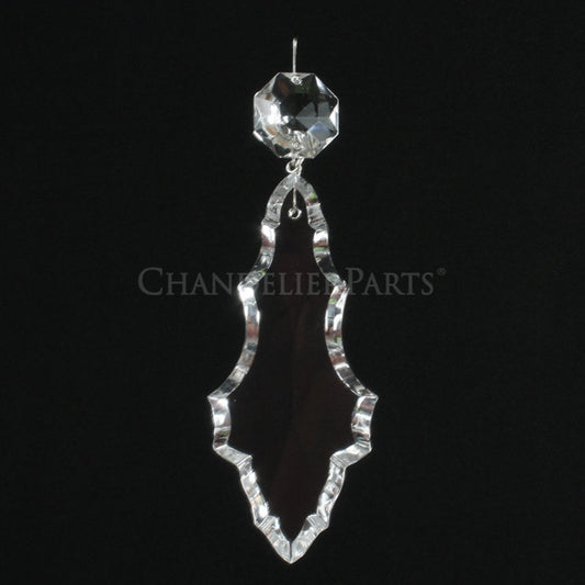 Czech Crystal Pendalogue w/ Top Bead