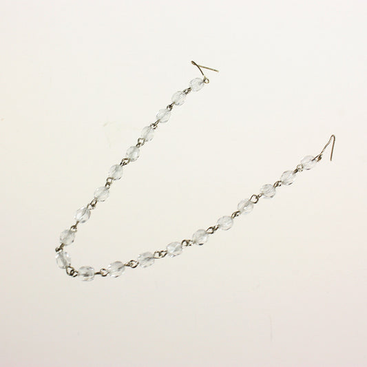 8" 21 Clear 6mm Bead Linkage