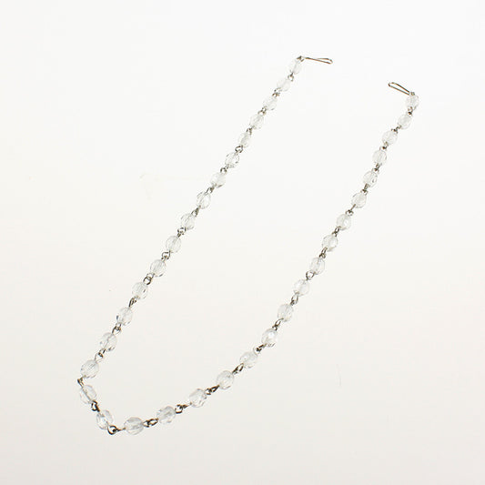 13" 34 Clear 6mm Bead Linkage
