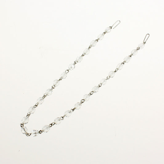 10" 26 Clear 6mm Bead Linkage