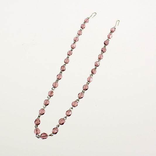 11-1/2" 30-Bead 6mm Light Amethyst Linkage