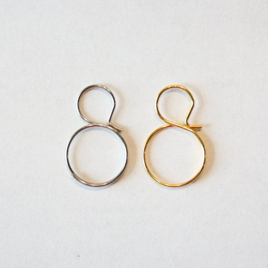 Double-Loop Ring Prism Hanger, 17mm x 10mm (100/pack)