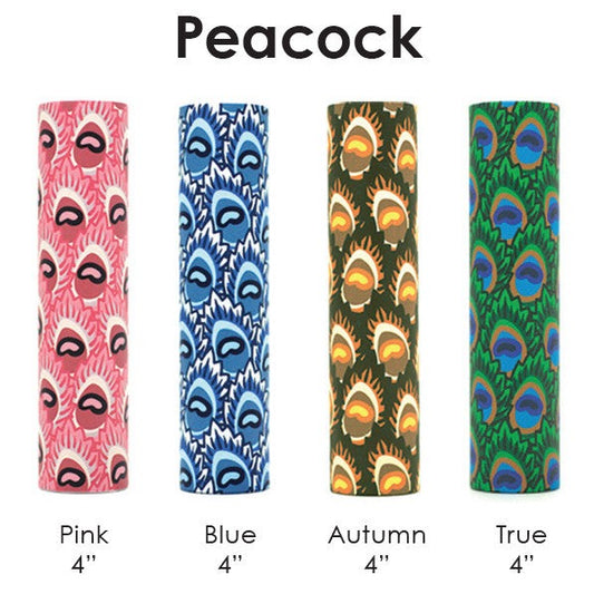 4" kaarskoker® Candle Cover - Peacock Design, Candelabra Base