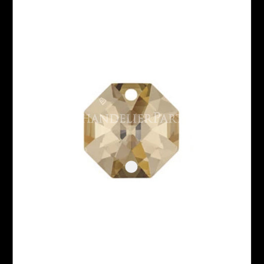 SWAROVSKI STRASS®<BR>12mm Colored 2-Hole Octagon