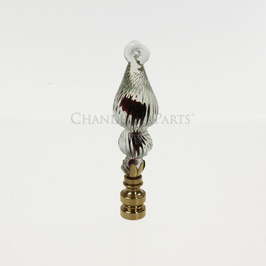 3 1/2" Tuscan Glass Finial