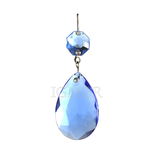 1-1/2" Colored Teardrop w/ Top Bead (Blemished)