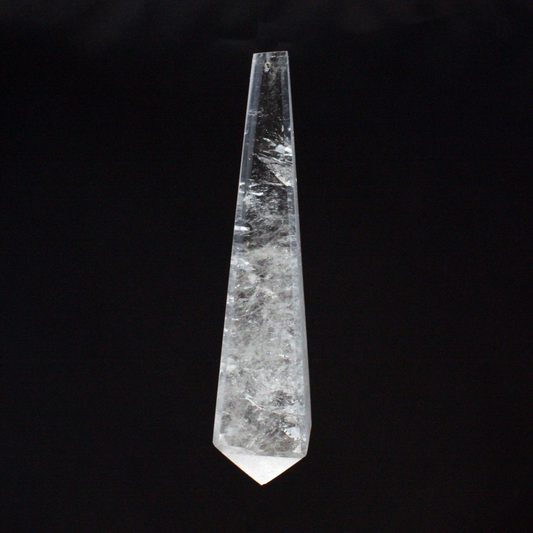 Rock Crystal 4-Sided Drop