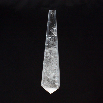 Rock Crystal 4-Sided Drop