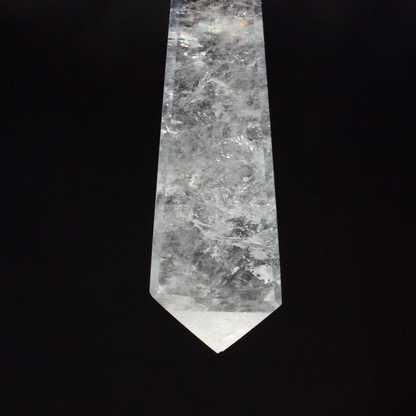 Rock Crystal 4-Sided Drop